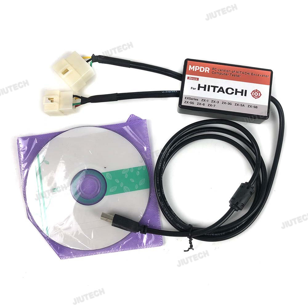 Dr ZX Diagnostic Cable for Hitachi Excavator Ex/ZX-3 Type Vehicle - Vehicle Diagnostic Tool with CF C2 laptop