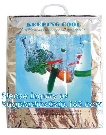 custom bulk waterproof large soft folding food delivery picnic lunch tote grocery cooler bag aluminum foil thermal bags