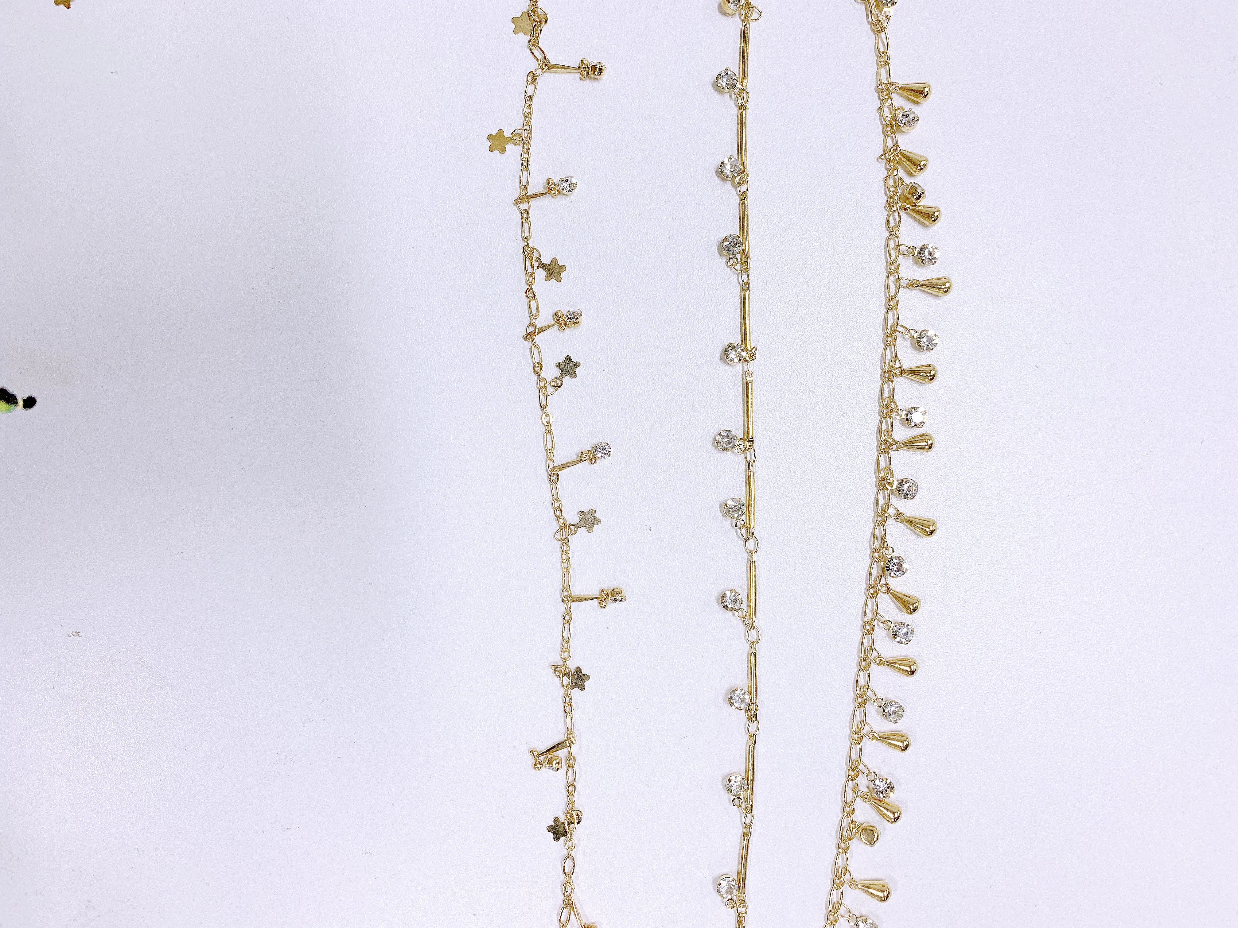 Resin Gold Zircon Brass Magnets Handmade Beads Bracelets Gradient