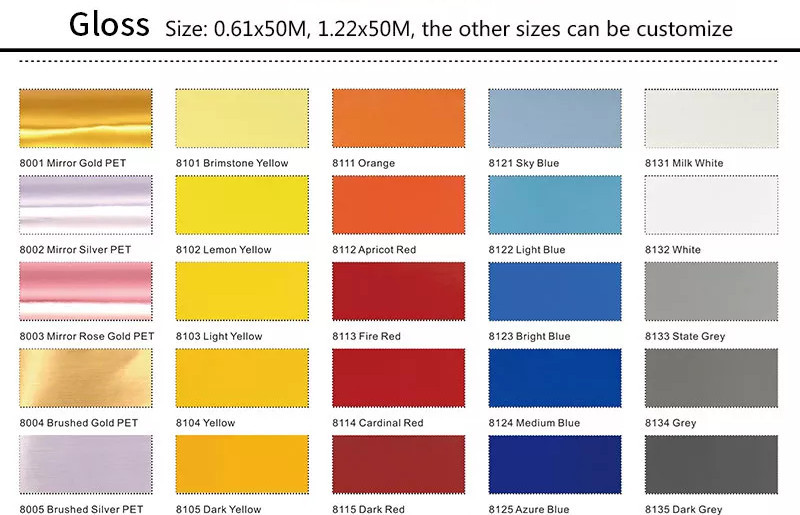 5 Years Durability Flexible Vinyl Film 0.914MX50M Colored Self Adhesive Frosted Film