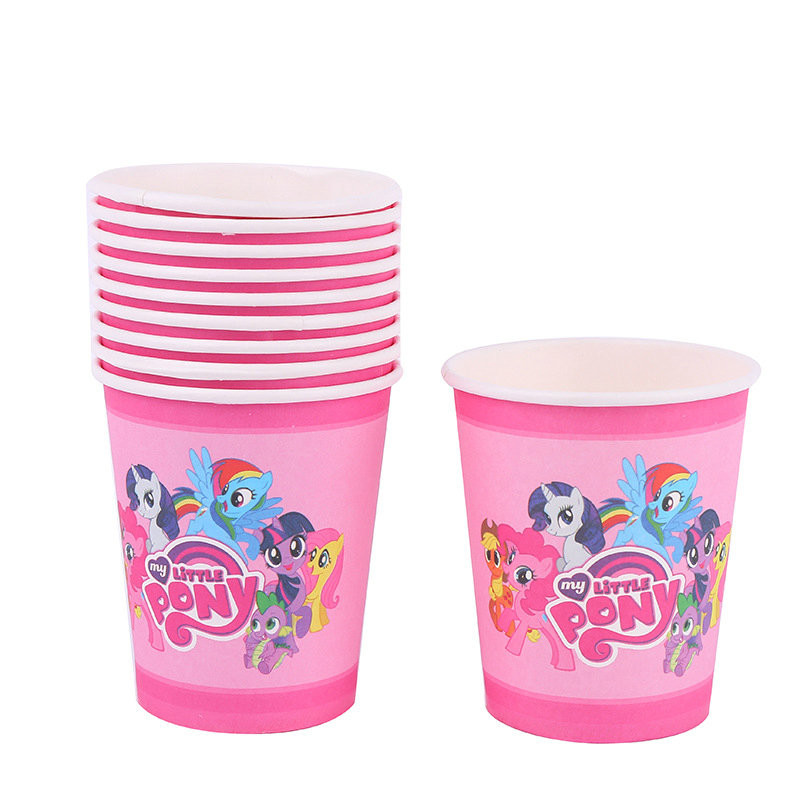 My Little Pony Baby Shower Childrens Disposable Party Tableware Sets