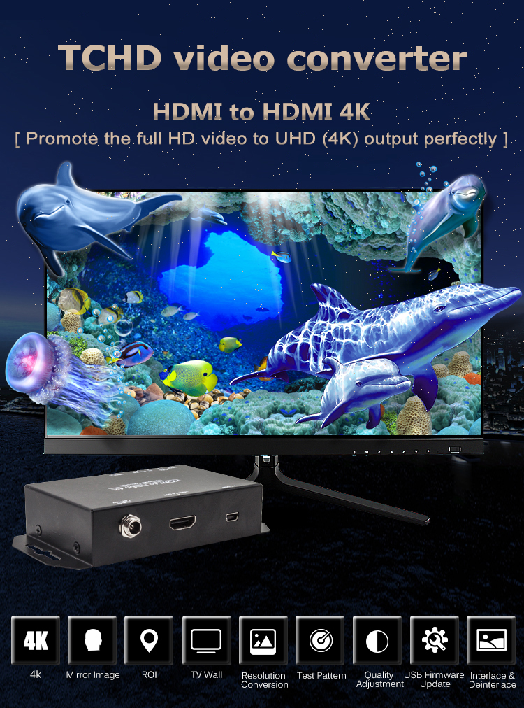 HDMI4k Digital Video Converter For High Performance Image Display Output
