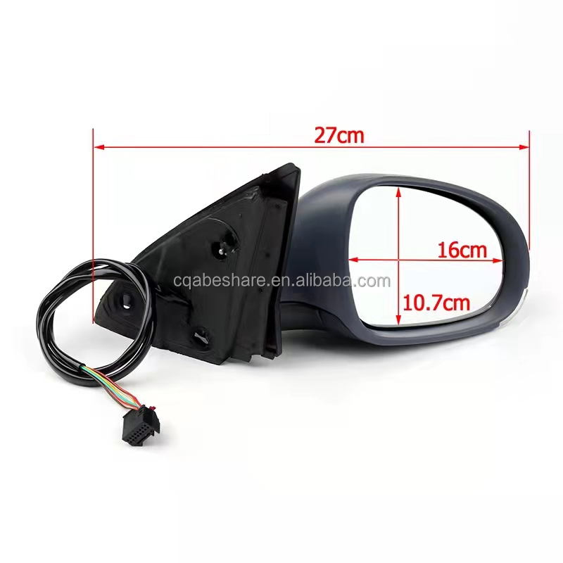VW Car Fitment Side Mirror Assembly 1K1857507BG 1K1857508BG for Sagitar Golf MK5 Jetta