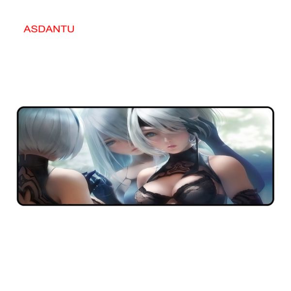 Office Home Keyboard Mats Mouse Hemmed Edge Sublimation Sexy Breast Girl 30X80 Gamer Mouse Pads Custom Logo