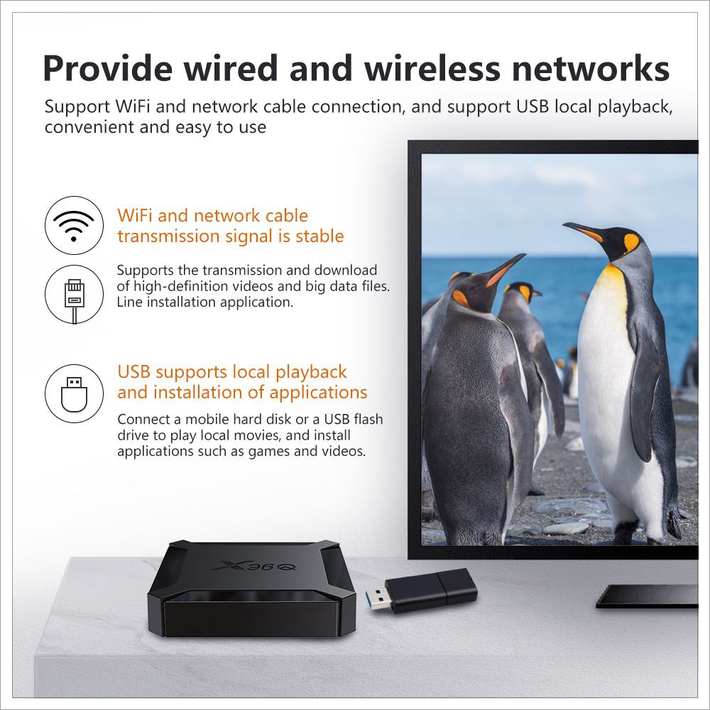 OEM IPTV Smart Box 1GB 8GB 2GB 16GB 4k Streaming Smart TV Box