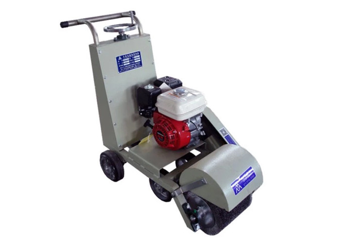 Olive Drab Sweeper Cleaning Road Marking Equipment