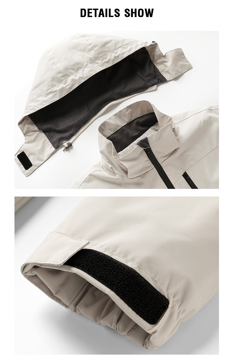 Custom Utility Golf Waterproof Jacket Outwear Coat Waterproof Rain Suits OEM Pockets Black Nylon Softshell Jacket for Men