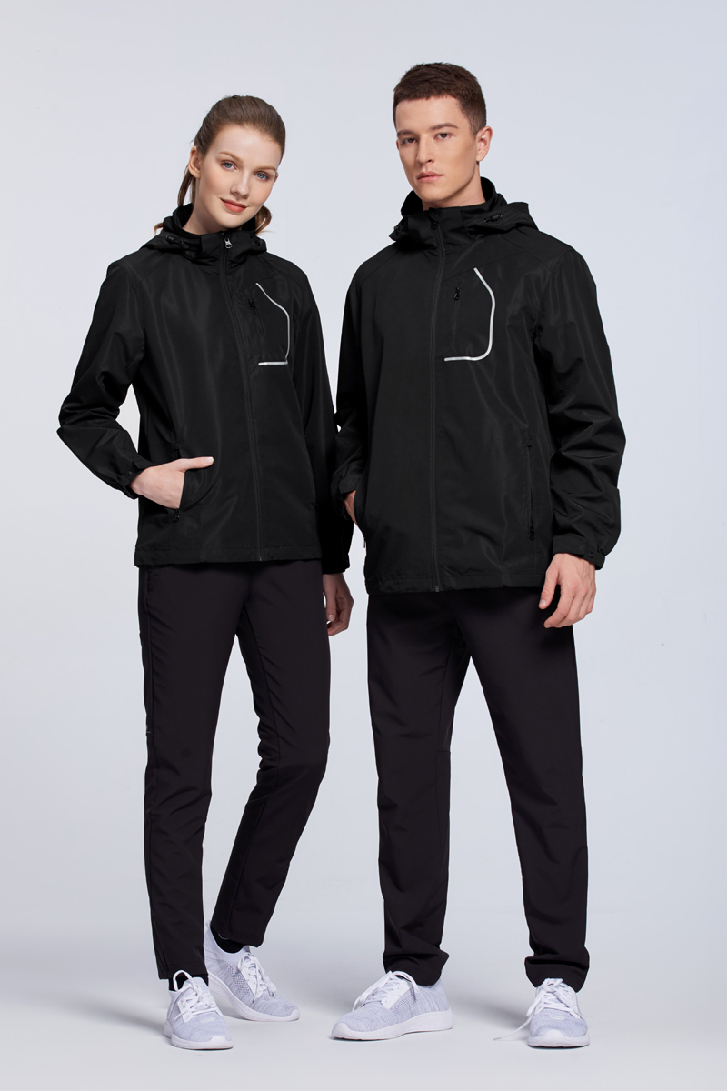 Men Warm Autumn Down Jacket Long Sleeve Waterproof With Hoodies
