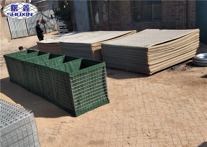 1 X 1 X 1 Military Protective Bastion Galfan Sand Filled Barriers