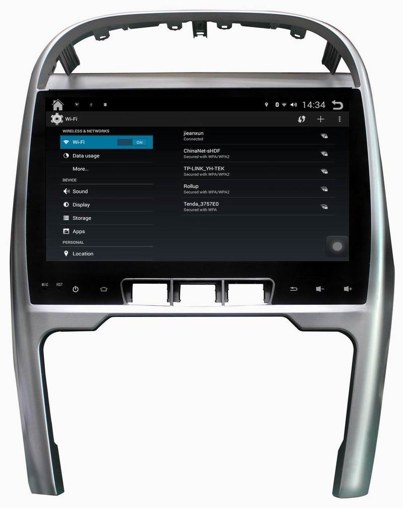 Ouchuangbo Big Screen Android 4.4 System Car Radio for Chery Tiggo 3 2014 GPS Navi Bluetooth SWC Radio mirror link