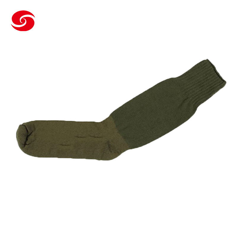Wool Thick Military Army Green Boot Knee High Socks