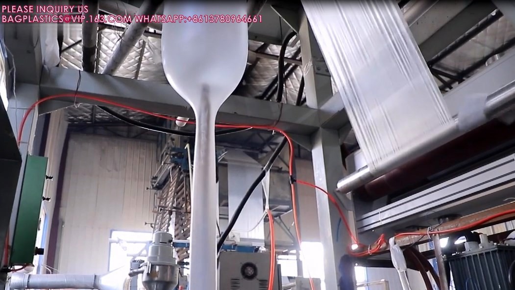 Film Machine Film Blowing Machine Plastic Extruder Film Blowing Machine PE Single Layer Extrusion Blowing