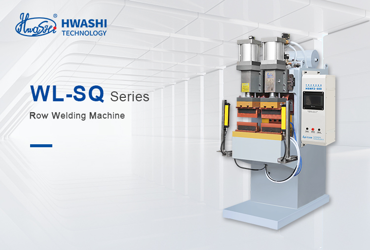 HWASHI Manual Storage Shelves Wire Mesh Resistance Multi Spot Welding Machine For Shelving Wire Rack