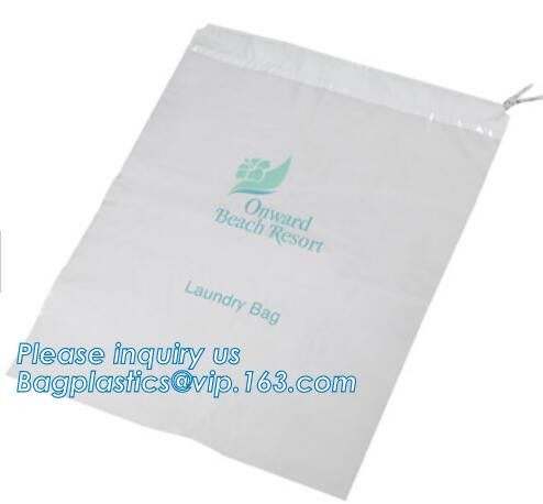 Biodegradable 22" X 28" Nylon Laundry Bags Two Shoulder Straps For Easy Backpack Carrying With bagplastics bagease packa