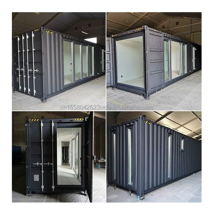 Aluminum Alloy Windows EU 20 FT Prefabricated Steel Container House for Outdoor Living in Residential Forest Tiny Houses