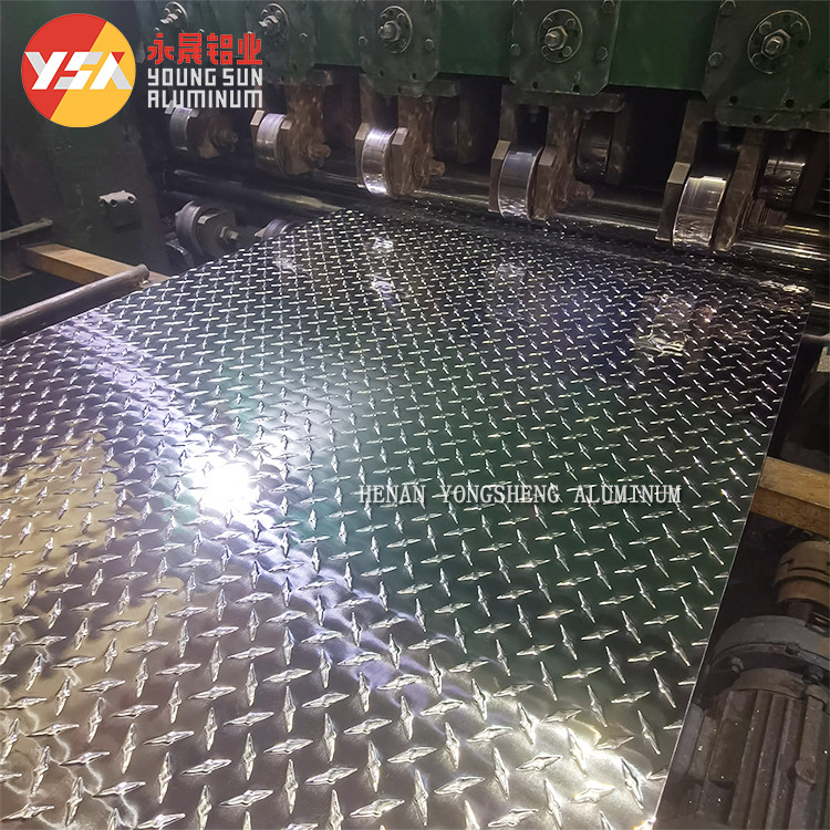Patterned Aluminum Checkered Plate 1060 H24 O State H112 Embossed Sheet