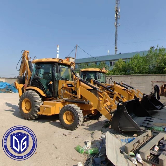 Origin Japan CAT420F Used Caterpillar Backhoe Loader CAT420F Backhoe Loader Secondhand Caterpillar Backhoe Loader CAT420