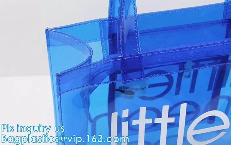 Summer new PVC transparent crystal jelly single shoulder bag Lash leisure beach bag handbag, Purse PVC Beach Clear Handb
