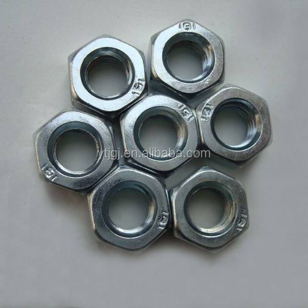 GR5 Hex Nut UNC Fasteners Metric Nuts ASTM A194 2H Heavy Nut DIN/GB/ISO