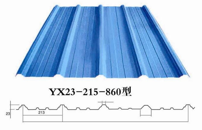 Trapezoidal Corrugated Sheet Roll Forming Machine , Metal Sheet Rolling Machine