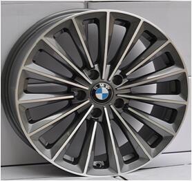 China BMW replica wheels car rims 18 inch 120(mm)PCD rough silver machined face alloy wheel on sale