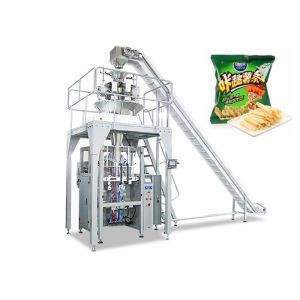 Buy cheap Automatic Food Packing Machine , Vertical Apple Chips Packing Machine product