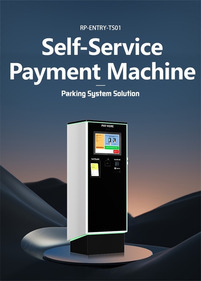 Auto Pay Station with 19.1-inch Touch LCD for Smart Ticket Parking Payment System