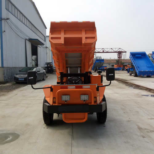 63hp mining tipper truck 5 tons mining dump truck orange color