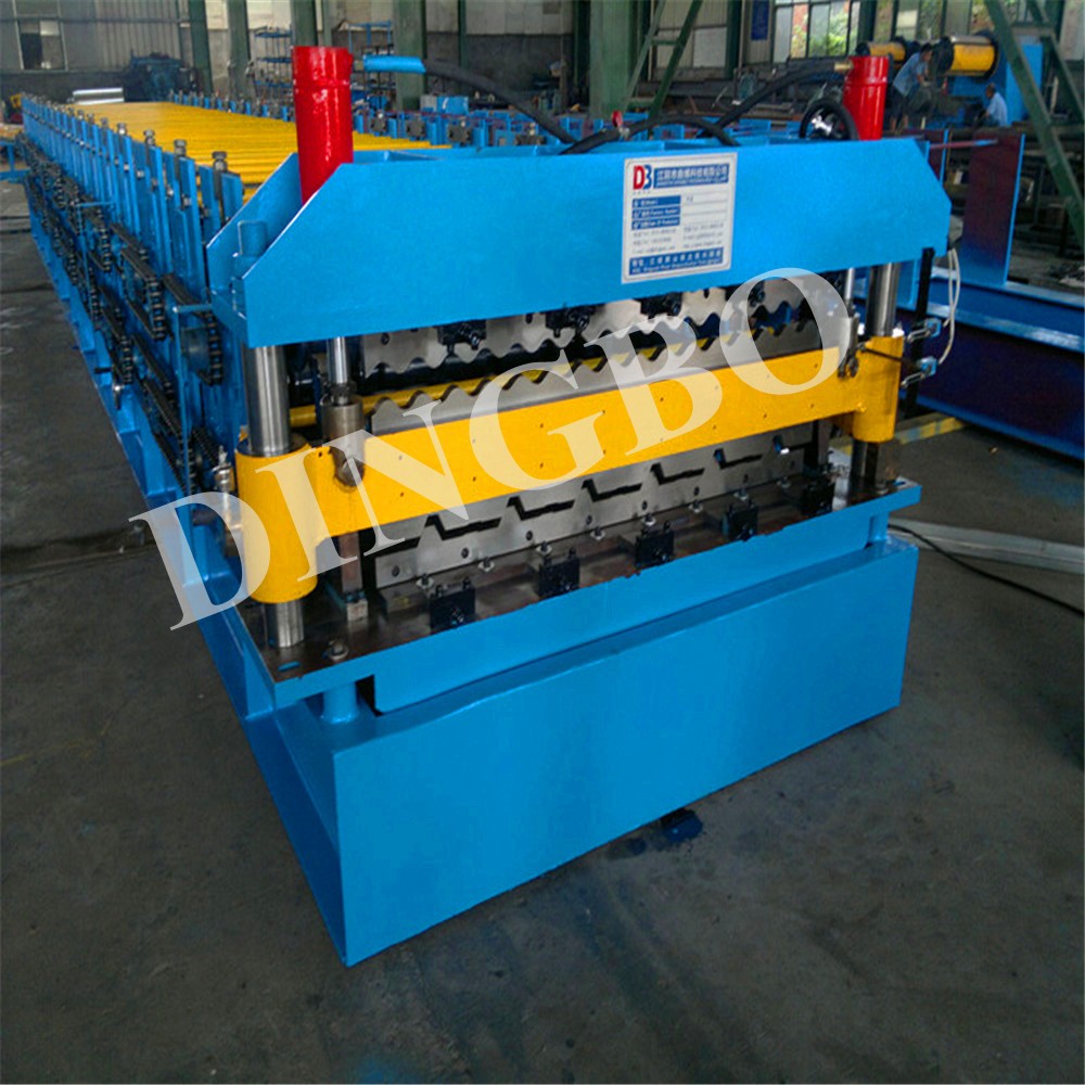 5.5Kw Metal Roofing Forming Machine with PLC control box