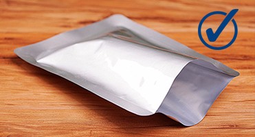 Whey Protein Coffee Tea Packaging Aluminum Foil Clear Stand Up Pouch With Zipper
