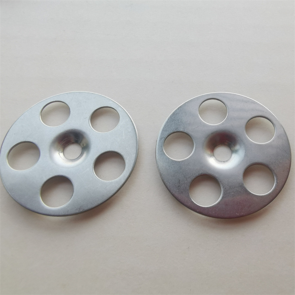 Galvanized Perforated Disc Washers Pack X 100 For Insulation Boards