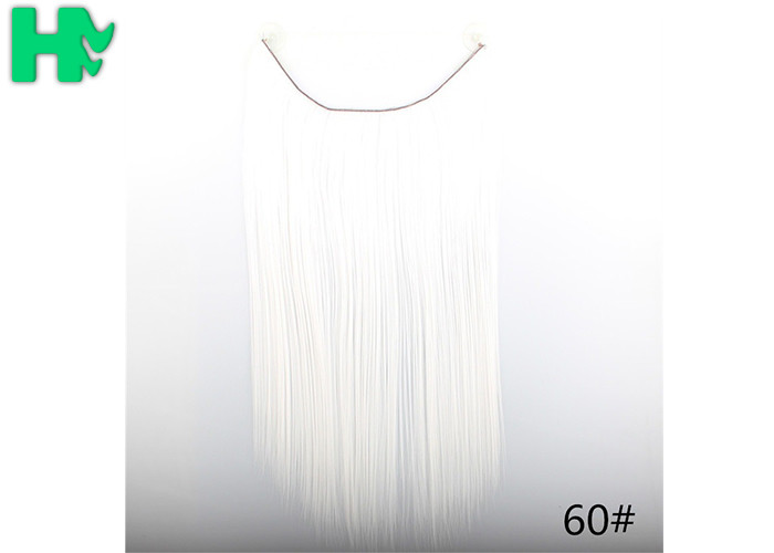 Tangle Free Natural Synthetic Colored Hair Extensions Clip In with 16"