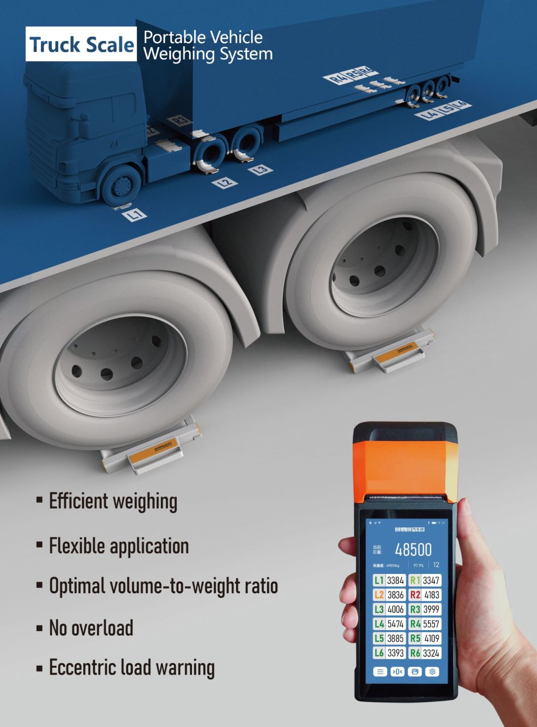 Alex Electronic Weighbridge Portable Truck Scale