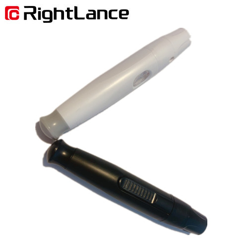 10.9cm Plainless Automatic Lancing Device Pen White Medical Use