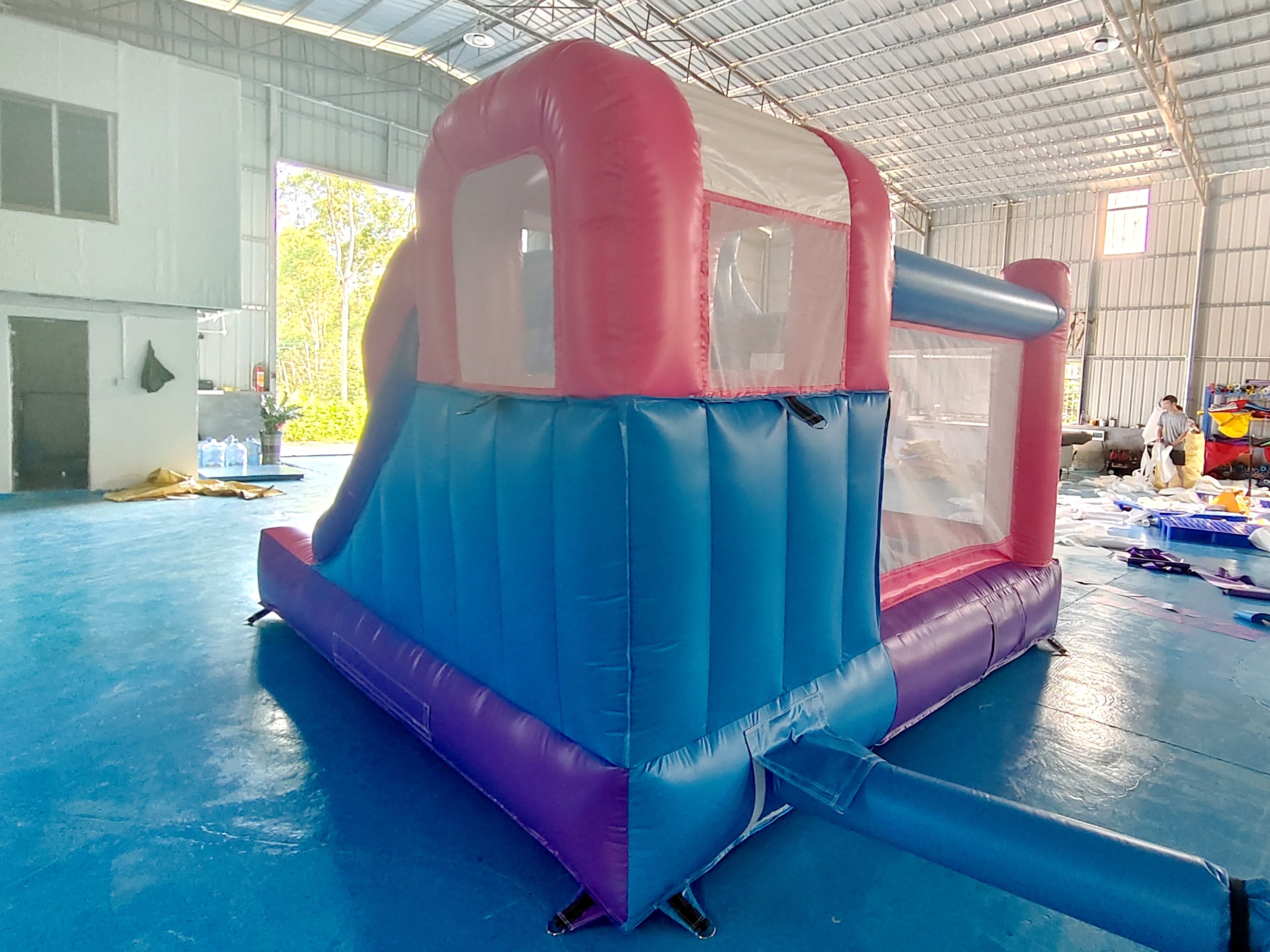 High Quality Inflatable Castle Unicorn Cartoon Inflatable Bounce House With Slide Jumping House For Kids