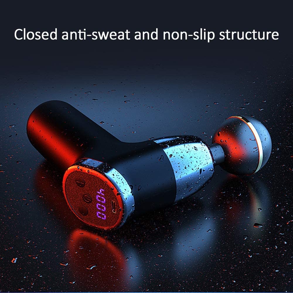 USB Type C Handheld Percussion Massage Gun 20 Speeds 3200rpm