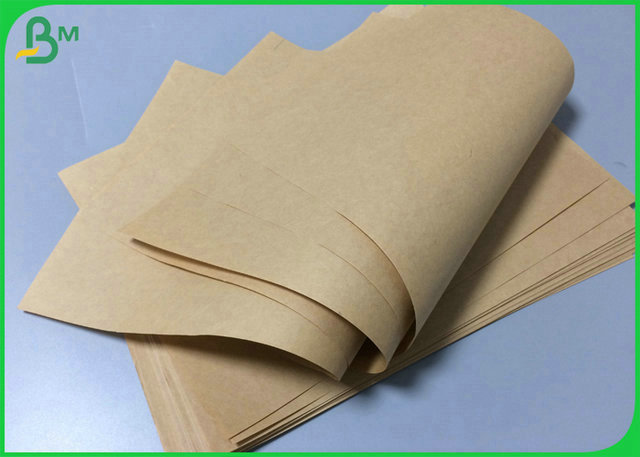 1000mm 1100mm 60GSM 70GSM Foodgrade Brown Kraft Paper For Paper Bags 