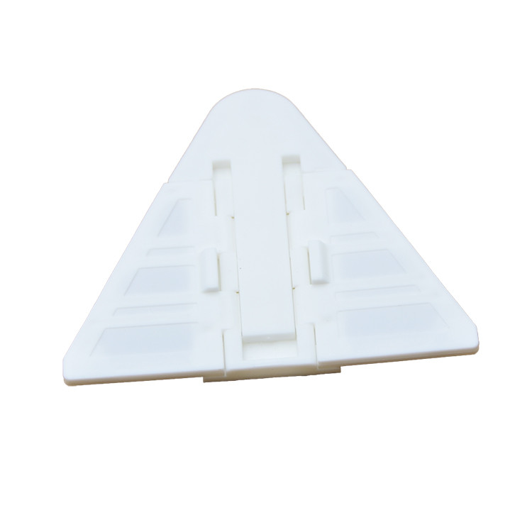 ABS Cabinet Sliding Door Lock 8.8*7.3*0.5cm Prevent Injuries