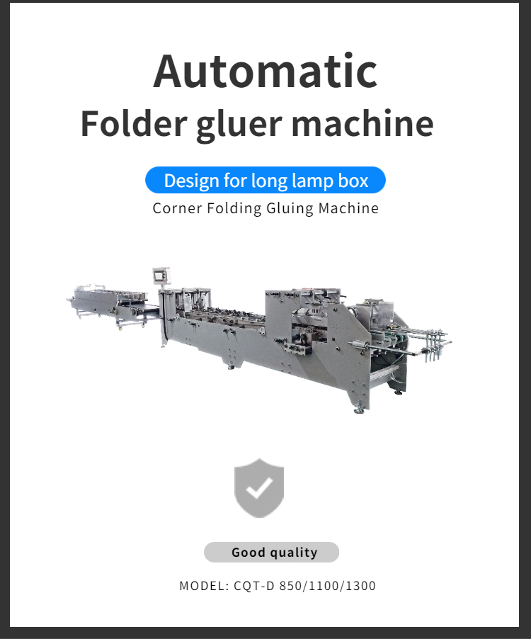 Semi Automatic Folder Gluer Machine with Computerized Pasting and Folding Functions