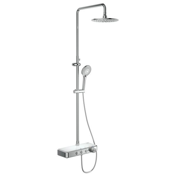 2019 new shower sets AT-H011 thermostatic shower panel with bracket Foshan factory wholesale