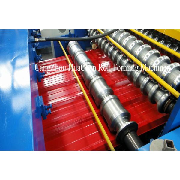 Metal Roofing Sheet Double Layer Roll Forming Machine with Hydraulic Cutting