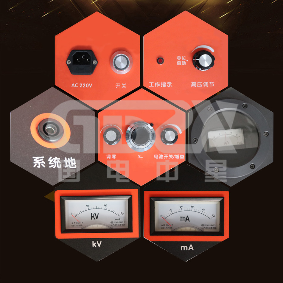 ZX-Q15 DC 15KV 30mA Cable Fault Locator , Cable Fault Burn Through Source