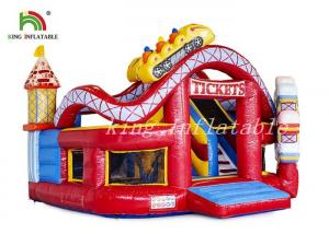 Buy cheap Happy World Inflatable Amusement Park Durable PVC Combo Playground For Toddler product