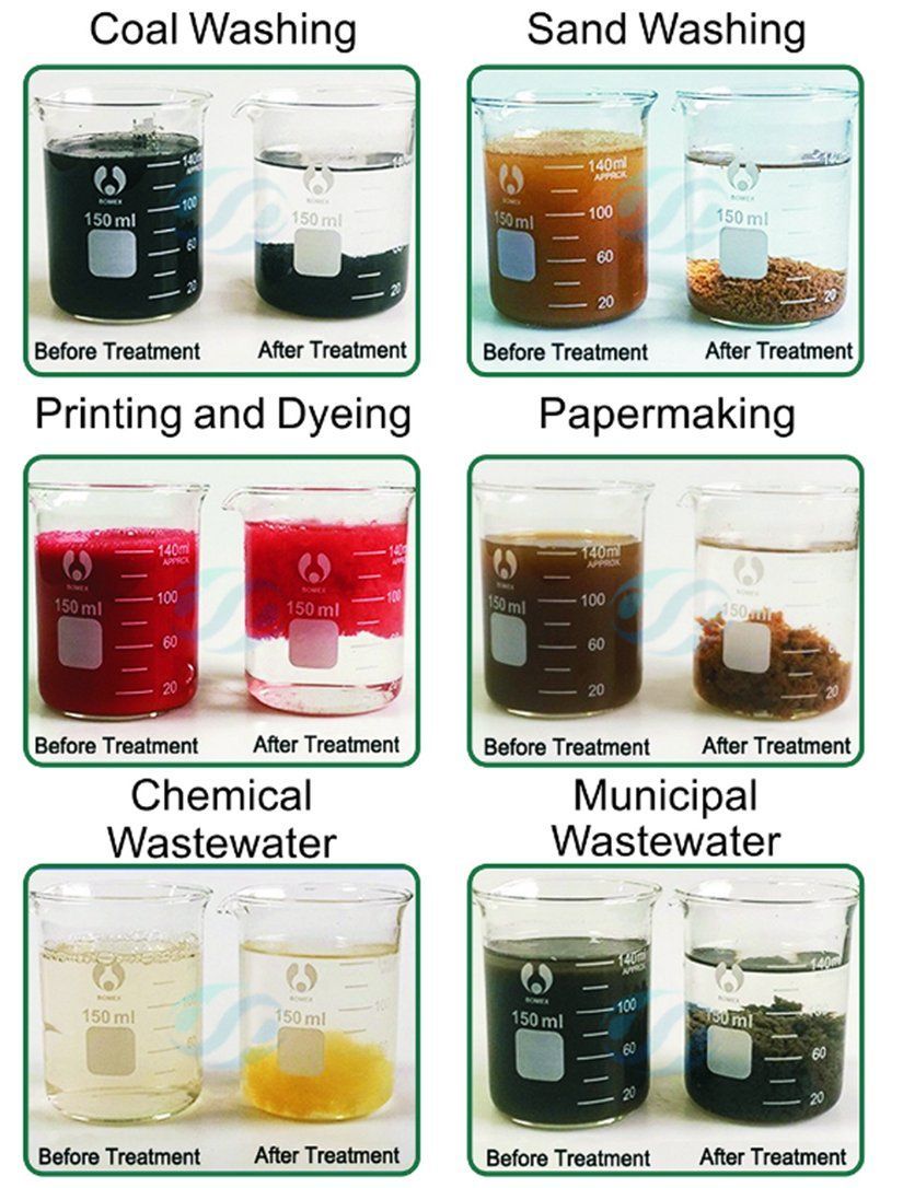 Middle Charge Cationic Powder PAM Sludge Dewatering Flocculant Water Treatment