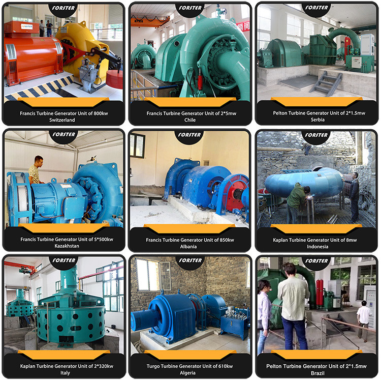 Small Rc Jet Turgo Turbine Generator , Mini Hydro Generator 70kw To 700kw