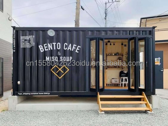 Flat Pack Container Hotel Modular Tiny Movable Shipping Portable Homes 2 Bedroom Living Container Restaurant Container Homes