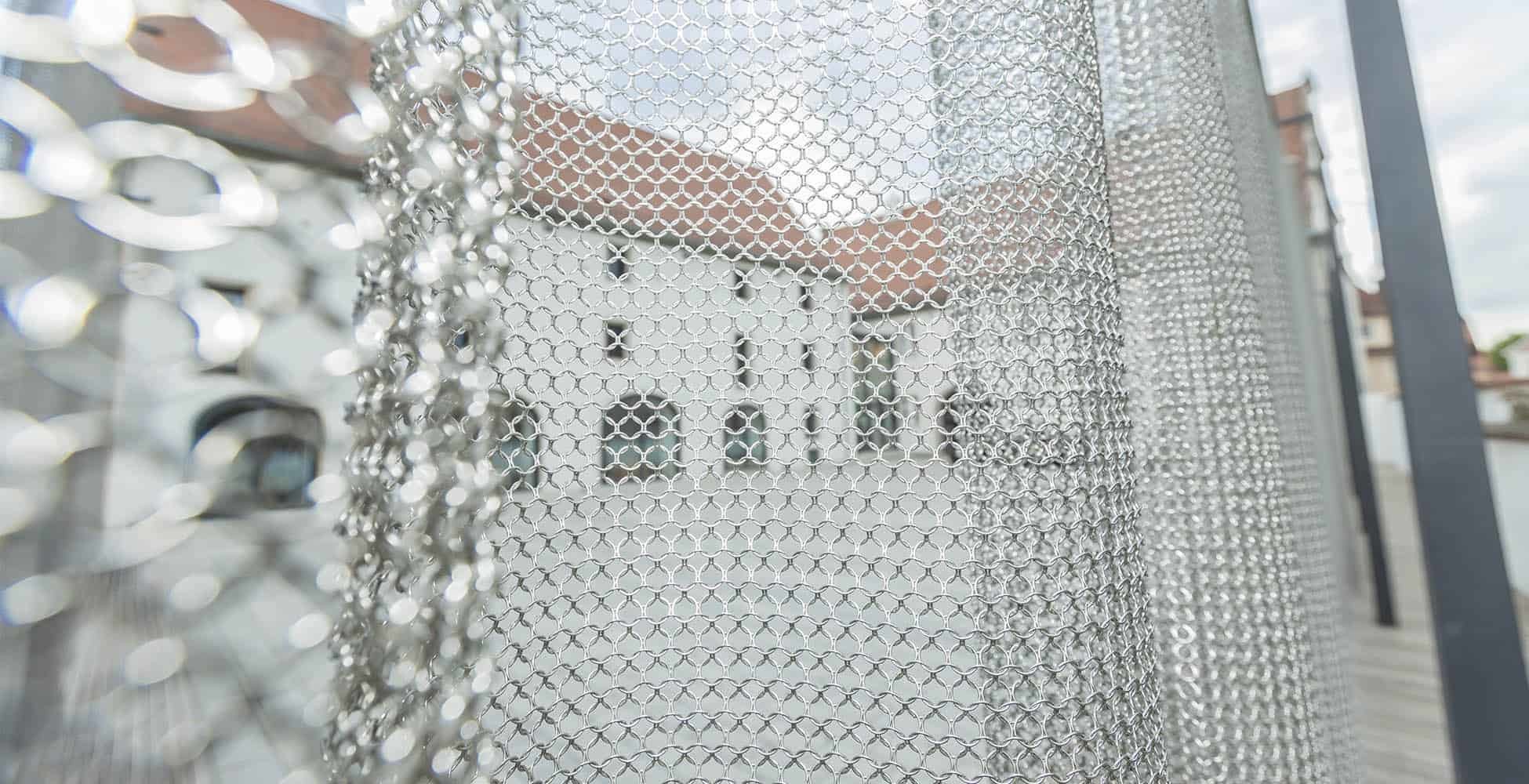 Hotel Stainless Steel Ring Mesh Curtain Decorative Chain Mail Mesh