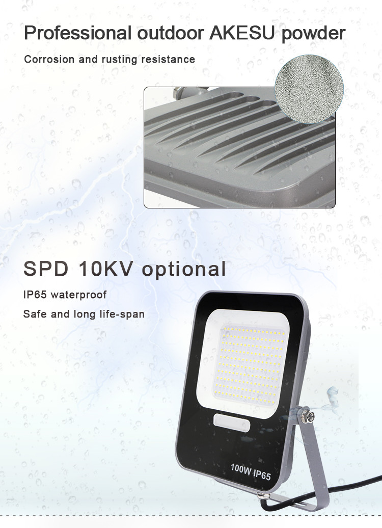 Sports Court 220v 30w 50w Outdoor LED Flood Lights IP65 Smart Motion Detector High Mast