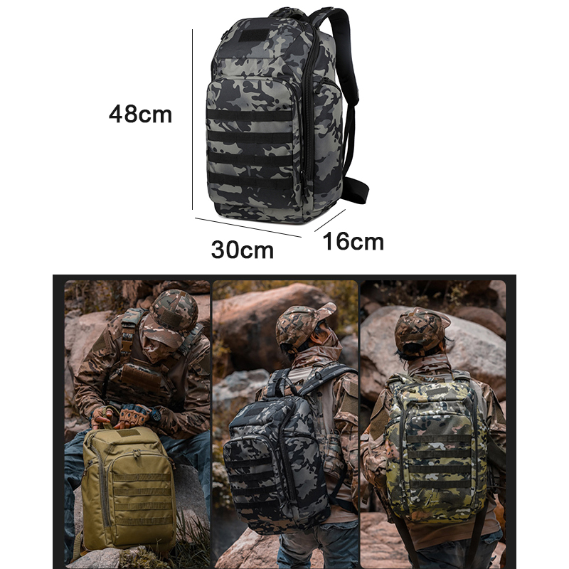 40L Outdoors Waterproof Hunting Pack Mountaineering Rucksack Custom Pattern