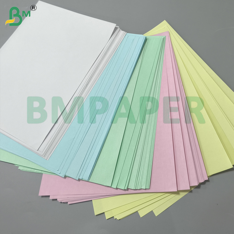 Multi - Color No Carbon Copy Paper 20lb Carbonless Paper For Instant Copies